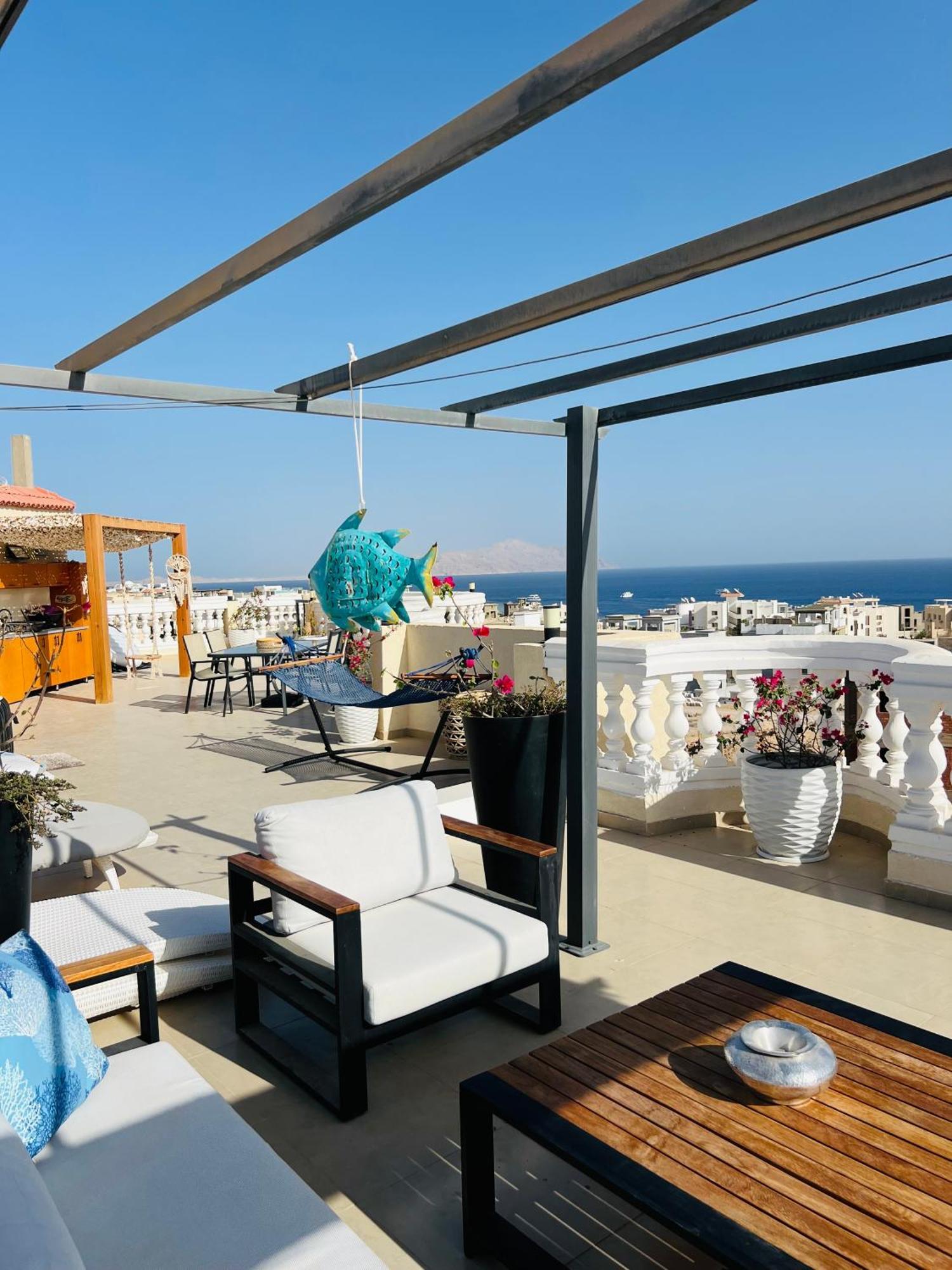 The Rooftop - Amazing - Sea View - Pool - Penthouse -jacuzzi - Sheikh Apartment Sharm el-Sheikh