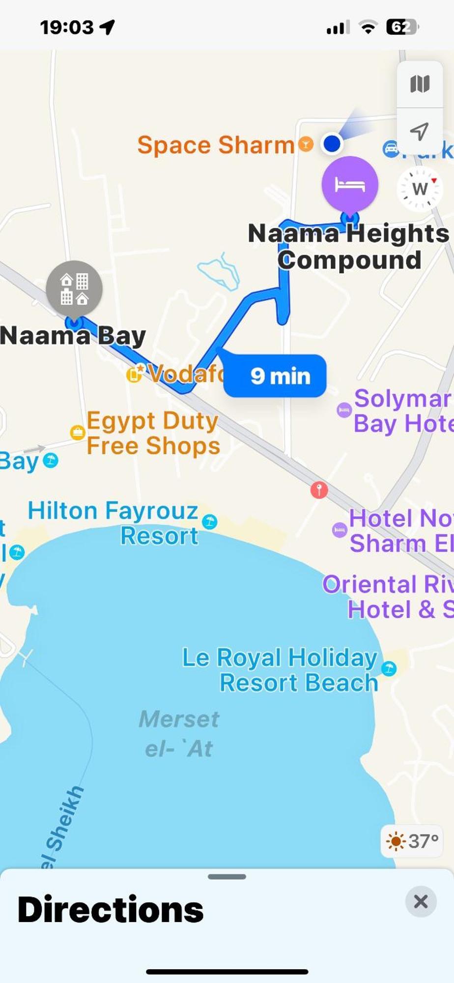 Naama Bay Luxury Stylish Entire Flat With En-suit -centre Of *